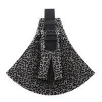 Gray leopard print